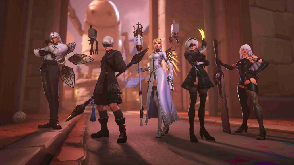 Các skin hợp tác giữa Overwatch 2 x NieR: Automata