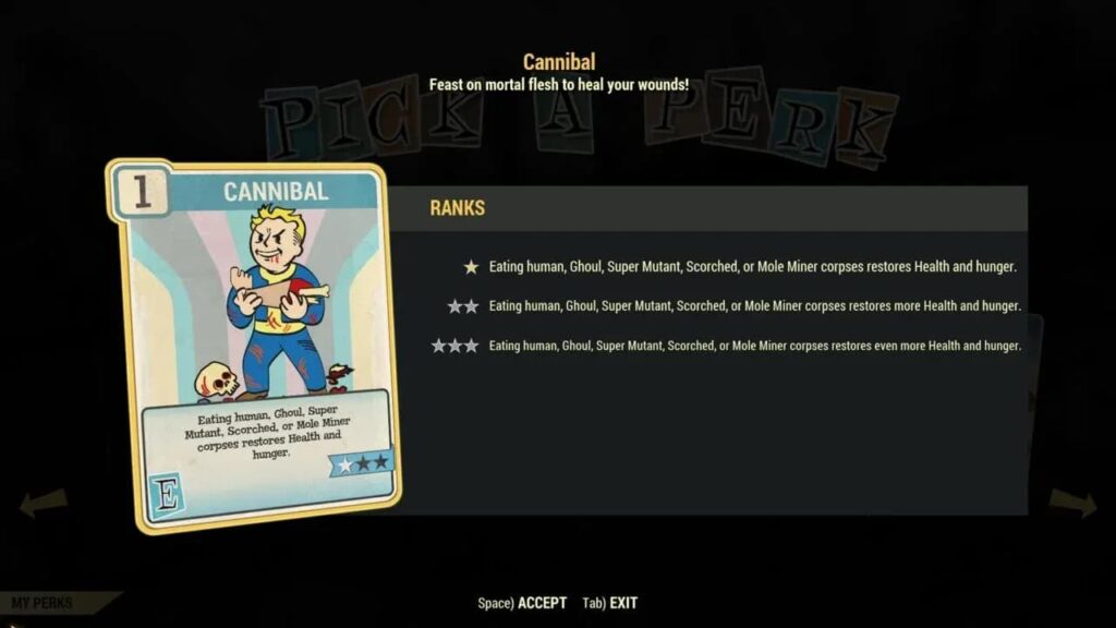 Fallout 76: Cách sinh tồn và thăng tiến nhanh nhất tại Appalachia 3 Chiến lược nâng cấp thẻ bài Perk (Kỹ năng)
