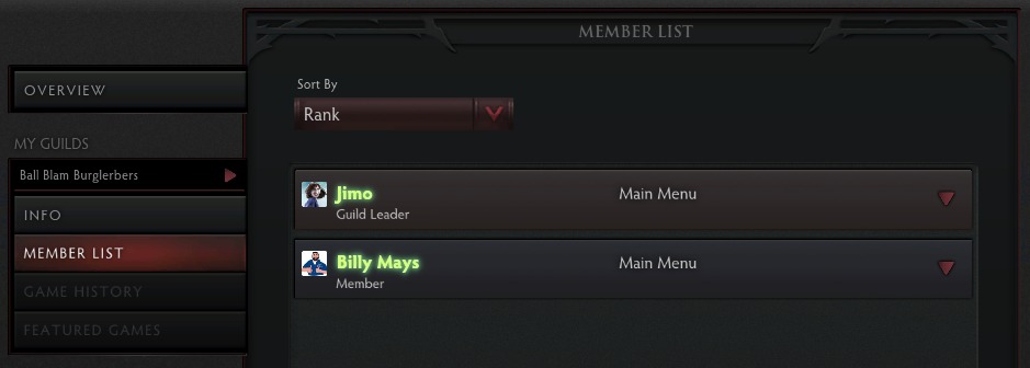Phân cấp quyền hạn trong Member List
