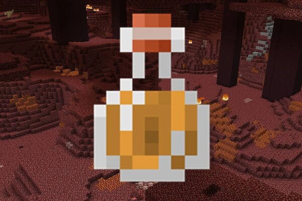 cách chế thuốc kháng lửa trong minecraft
